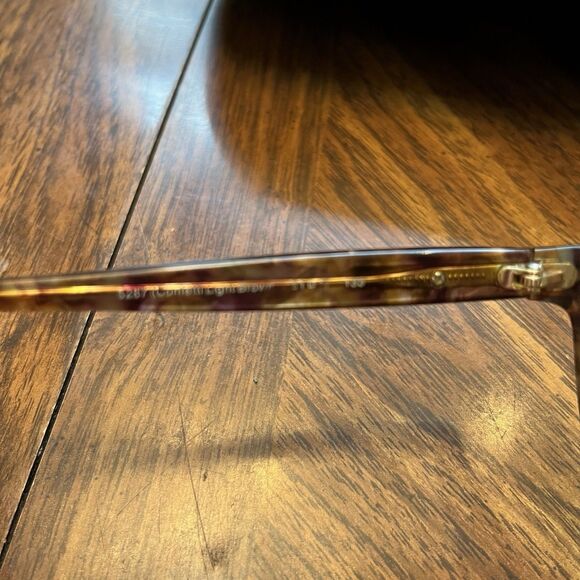 Coach Eyeglasses Frames Only HC 6065 5287 Confetti Light Brown 51 17 135 MM Case - Picture 6 of 9